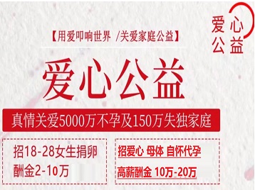 南康捐卵助孕生子 爱心志愿者招募